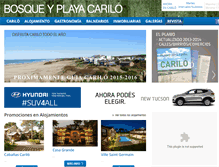 Tablet Screenshot of bosqueyplayacarilo.com